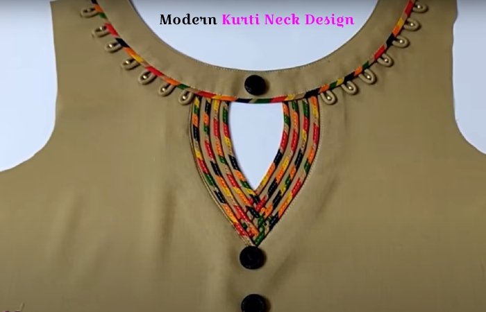 Types of Trendy Modern Kurti Neck Design