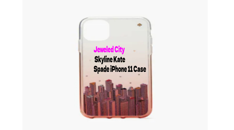 Jeweled City Skyline Kate Spade iPhone 11 Case