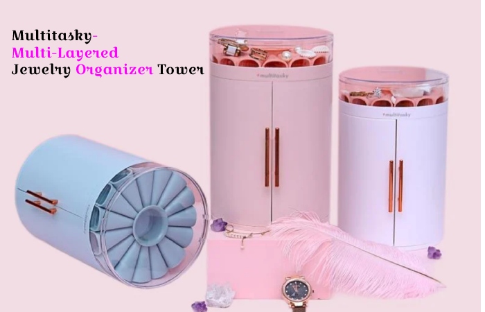 Multitasky- Multi-Layered Jewelry Organizer Tower