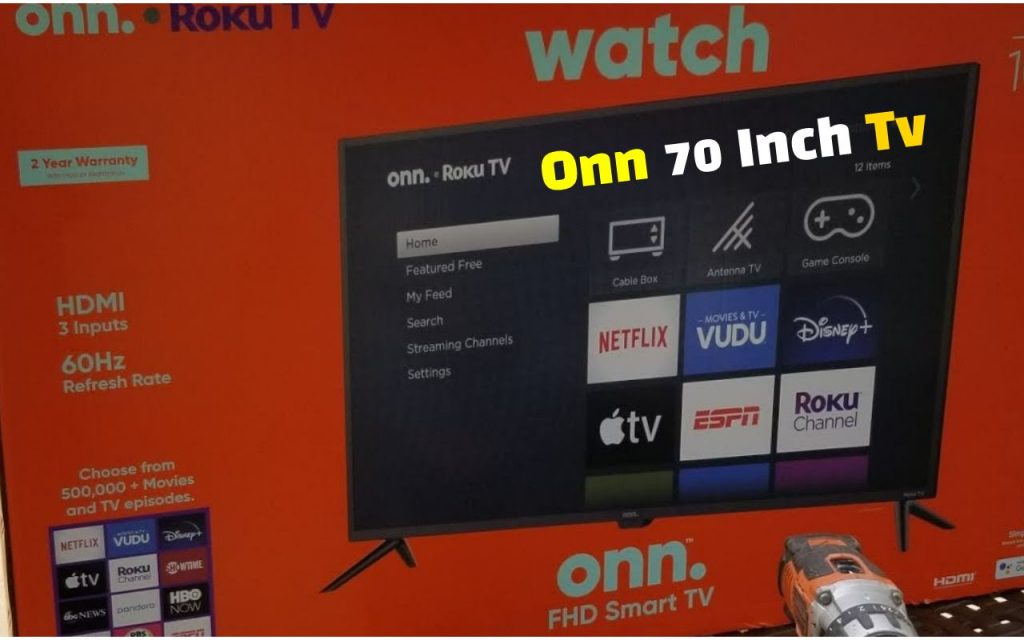 Onn 70 Inch Tv
