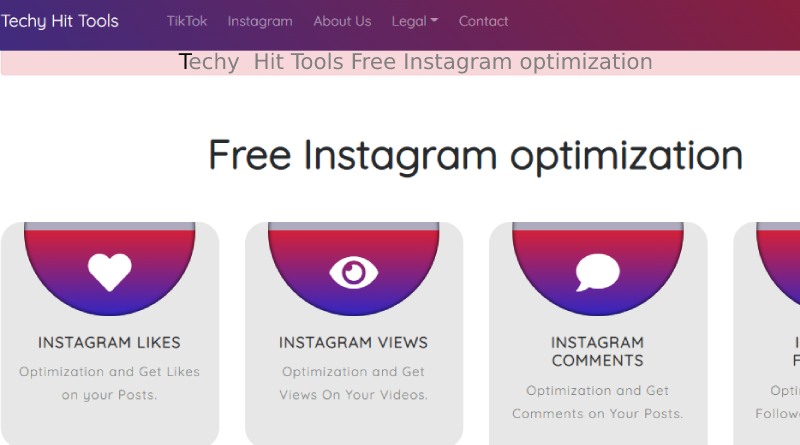 Techy  Hit Tools Free Instagram optimization