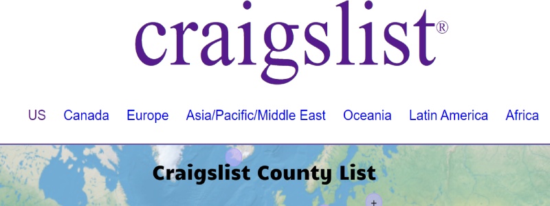 Craigslist country list