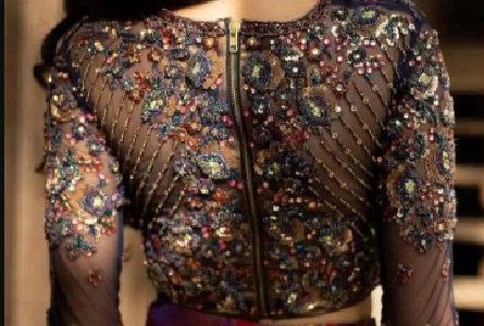 Blouse Back Design Images