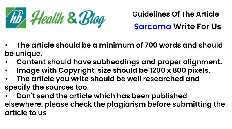 Why to Write for Health And Blog - Sarcoma Write For Us
